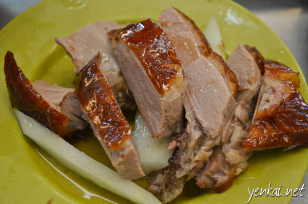 Roasted duck. Very soft meat, nice