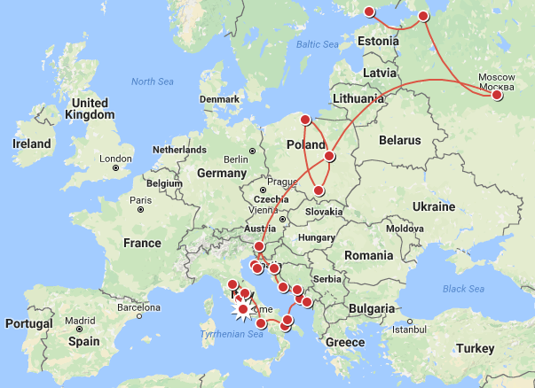 Europe one month itinerary