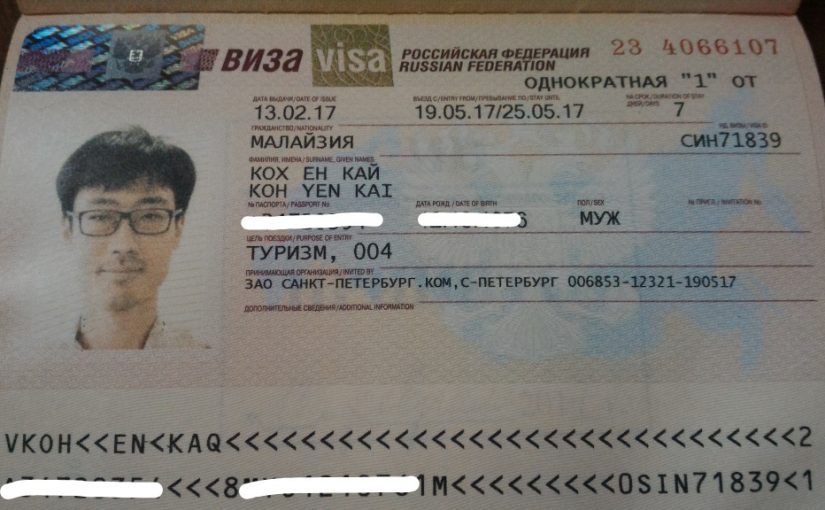 How to get a Russia Tourist Visa in Singapore